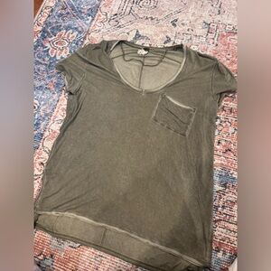 Free People Olive Green Women's Top